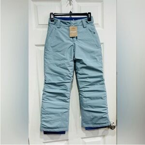 Patagonia Youth Medium Powder Town Ski Pants Thermal Blue NWT Snowboard Boys